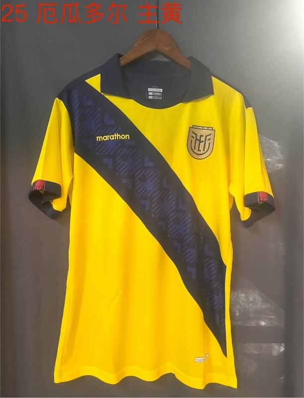 Thailand Quality(AAA) 2024 Ecuador Home Soccer Jersey