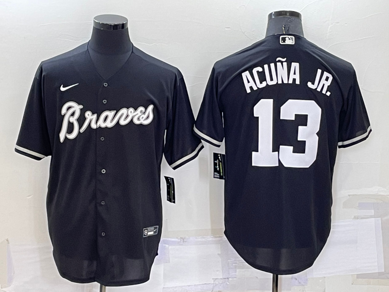 Atlanta Braves Black MLB Jersey