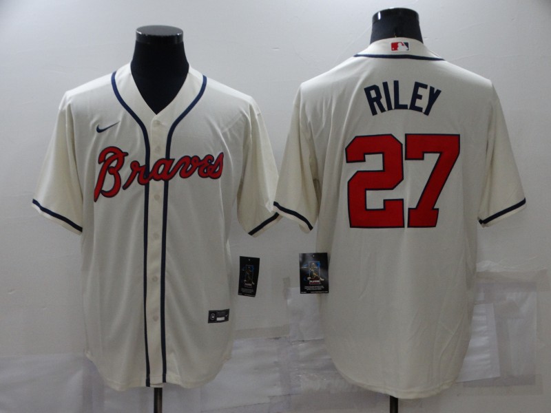 Atlanta Braves Cream MLB Jersey