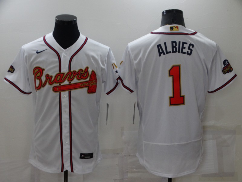 Atlanta Braves White Elite MLB Jersey