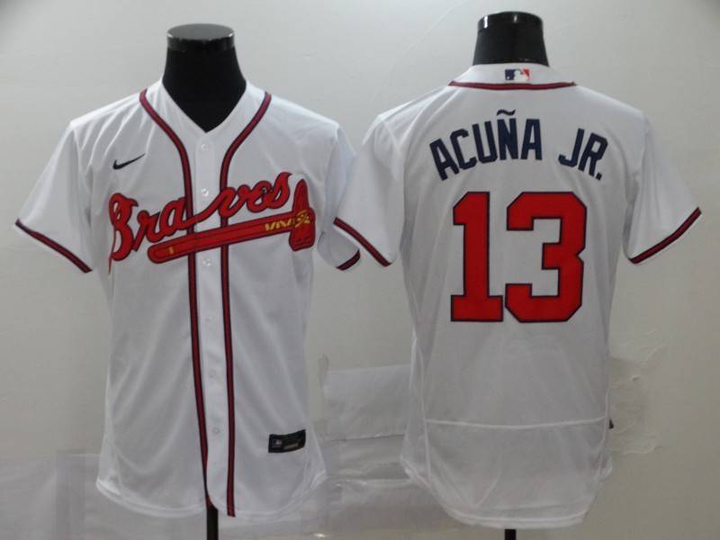 Atlanta Braves White Elite MLB Jersey