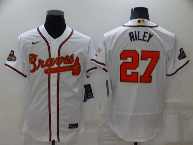 Atlanta Braves White Elite MLB Jersey