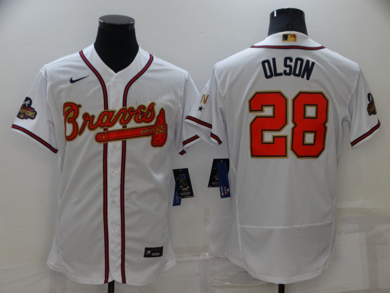 Atlanta Braves White Elite MLB Jersey