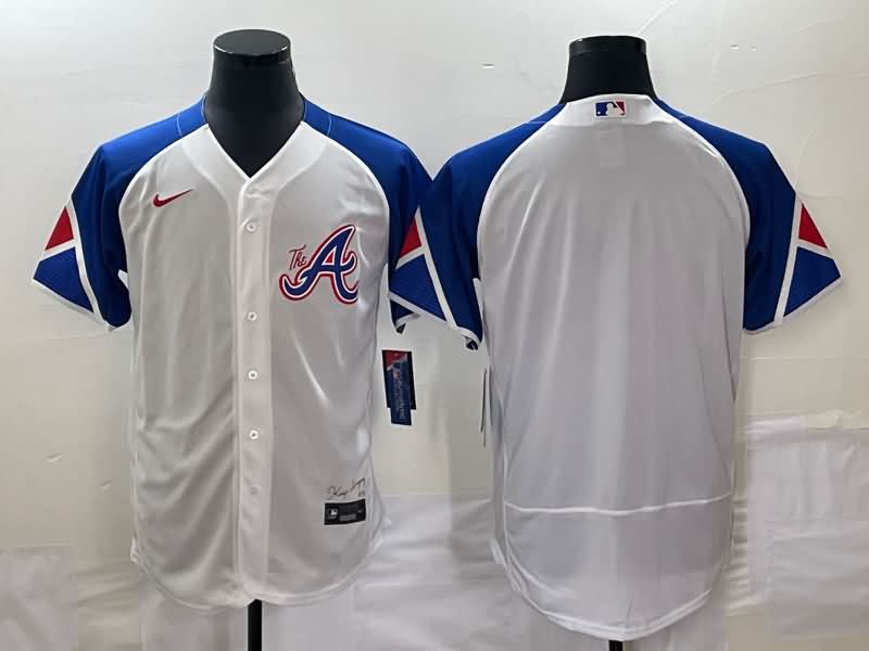 Atlanta Braves White Elite MLB Jersey 02