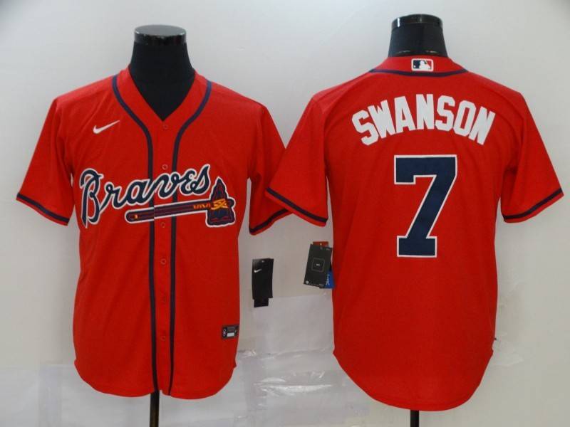 Atlanta Braves Red MLB Jersey