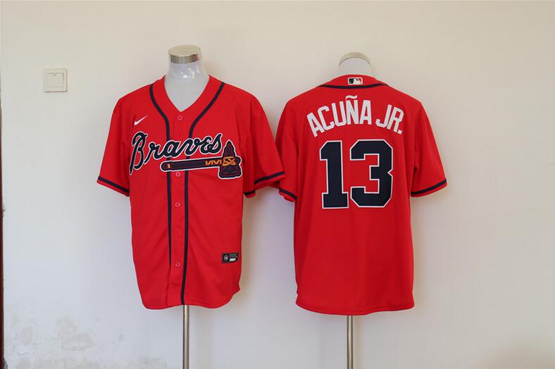 Atlanta Braves Red MLB Jersey