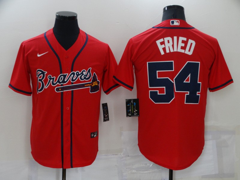 Atlanta Braves Red MLB Jersey