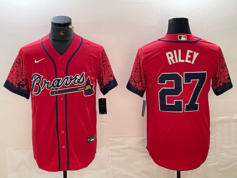 Atlanta Braves Red MLB Jersey 02