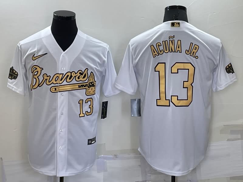 Atlanta Braves White ALL STAR MLB Jersey