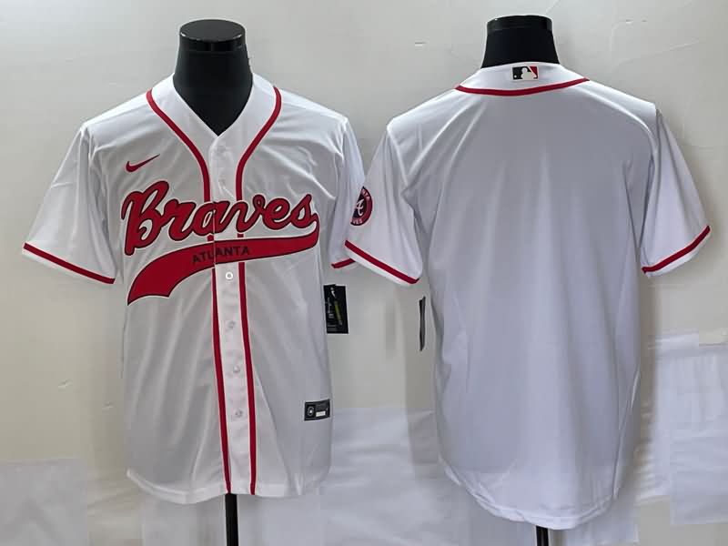 Atlanta Braves White MLB Jersey 05