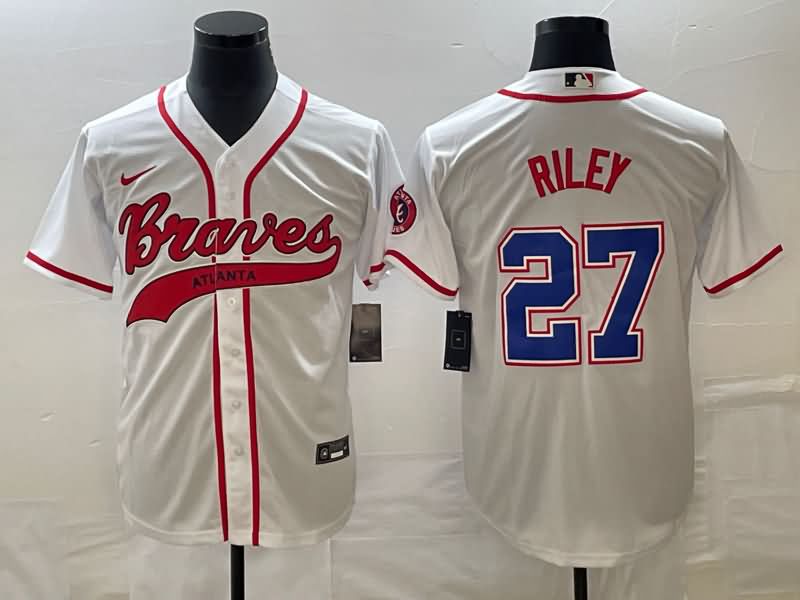 Atlanta Braves White MLB Jersey 05