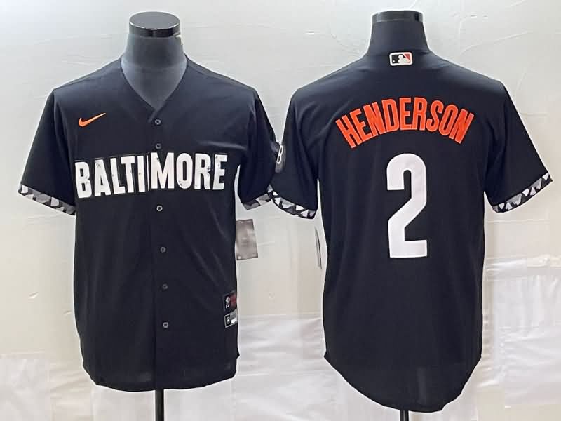 Baltimore Orioles Black MLB Jersey 02