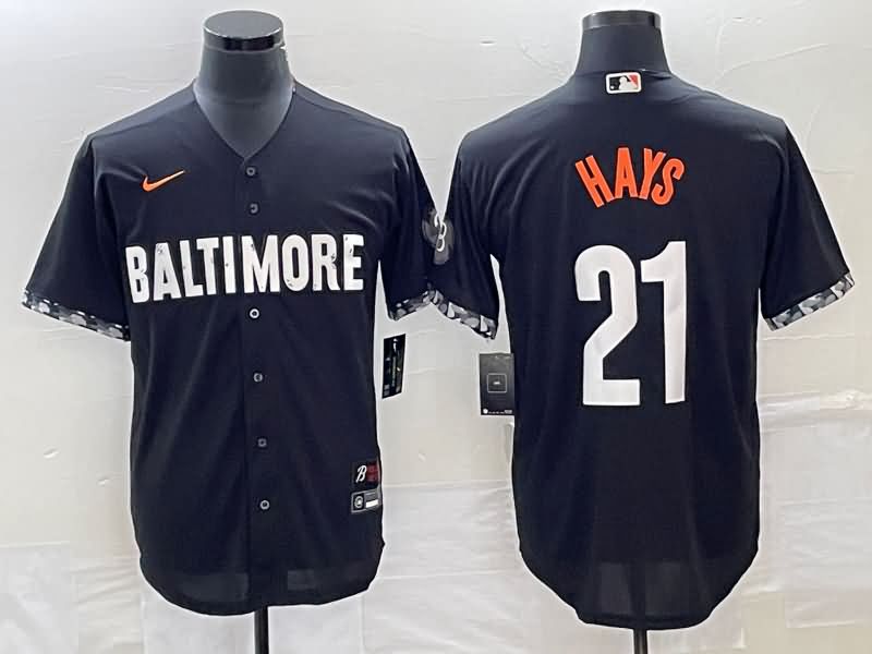 Baltimore Orioles Black MLB Jersey 02