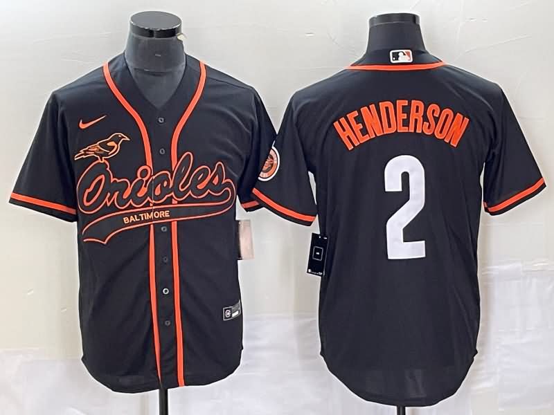 Baltimore Orioles Black MLB Jersey 03