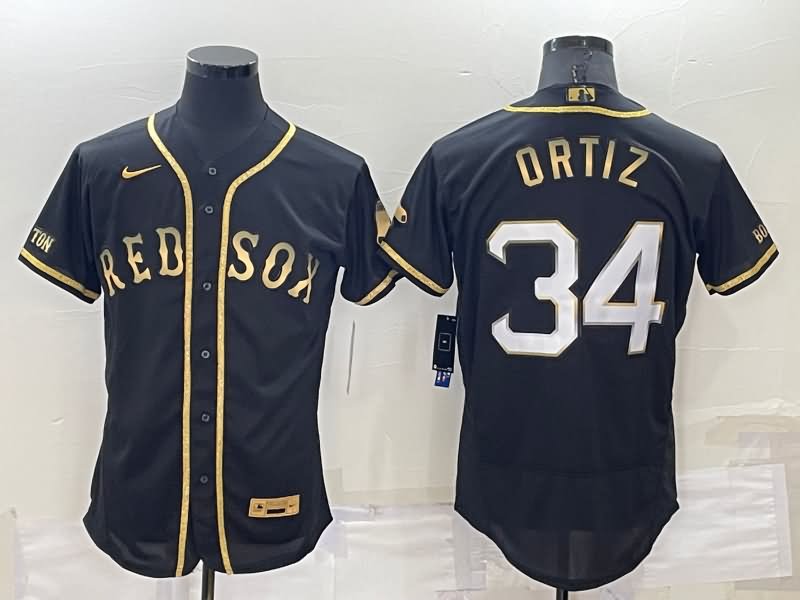 Boston Red Sox Black Gold Elite MLB Jersey