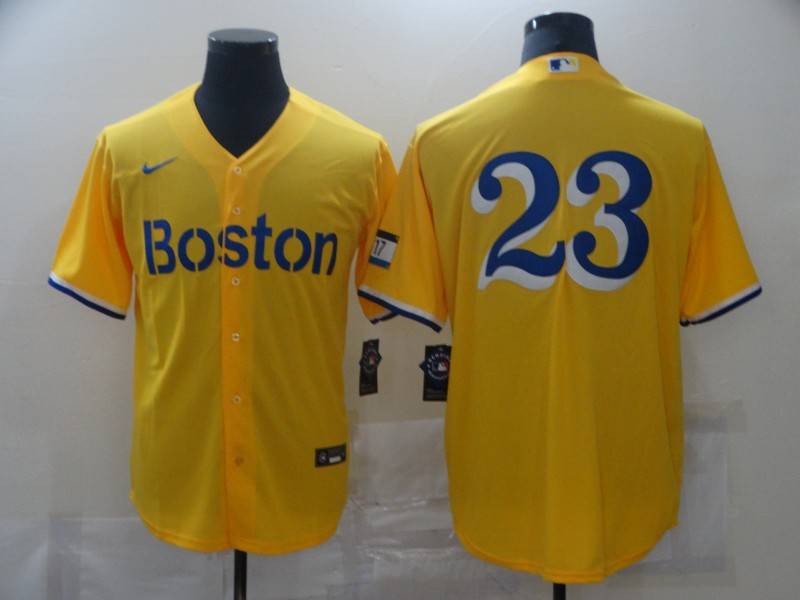 Boston Red Sox Yellow MLB Jersey