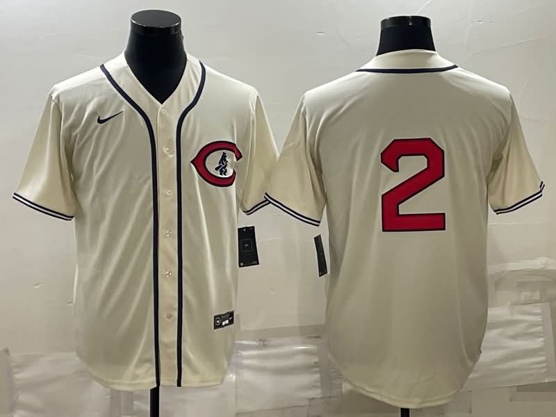 Chicago Cubs Cream Retro MLB Jersey