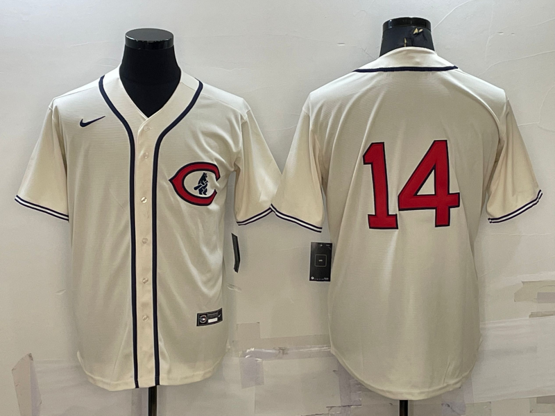 Chicago Cubs Cream Retro MLB Jersey