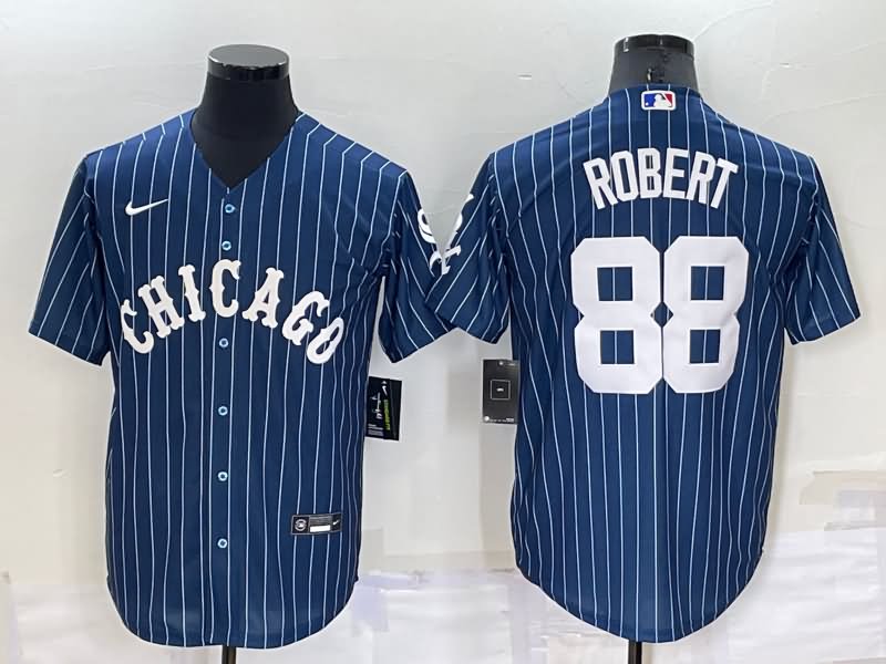 Chicago White Sox Dark Blue Retro MLB Jersey 02