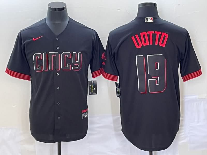 Cincinnati Reds Black MLB Jersey