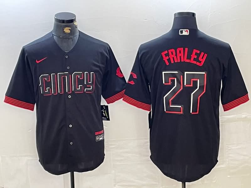 Cincinnati Reds Black MLB Jersey