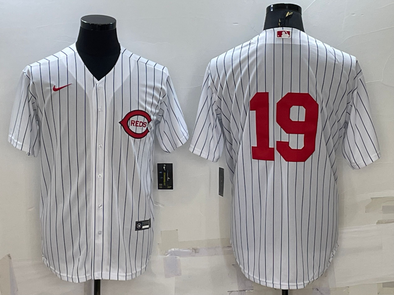 Cincinnati Reds White Retro MLB Jersey 02