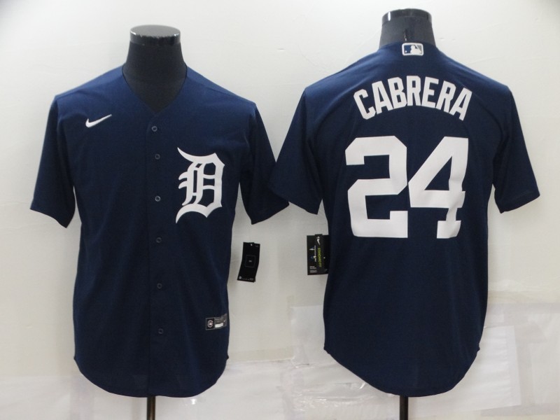 Detroit Tigers Dark Blue MLB Jersey 02