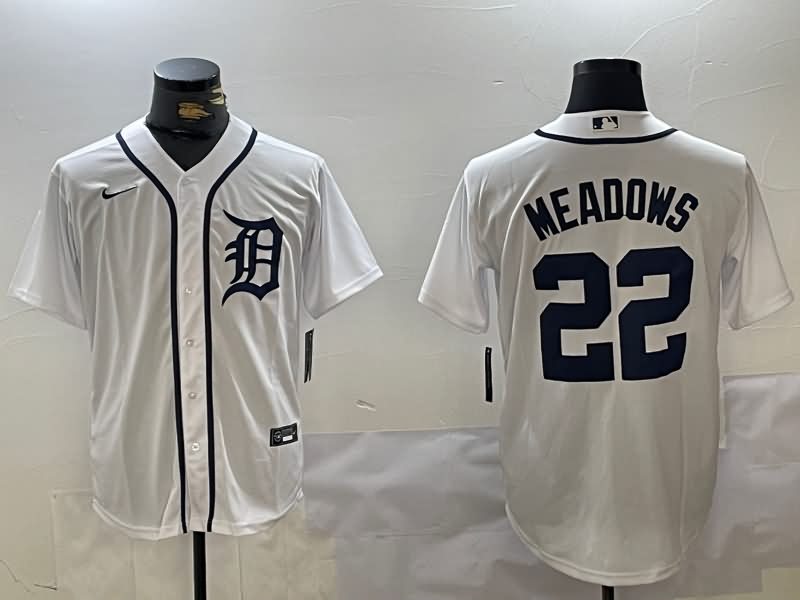 Detroit Tigers White MLB Jersey