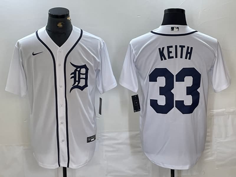 Detroit Tigers White MLB Jersey