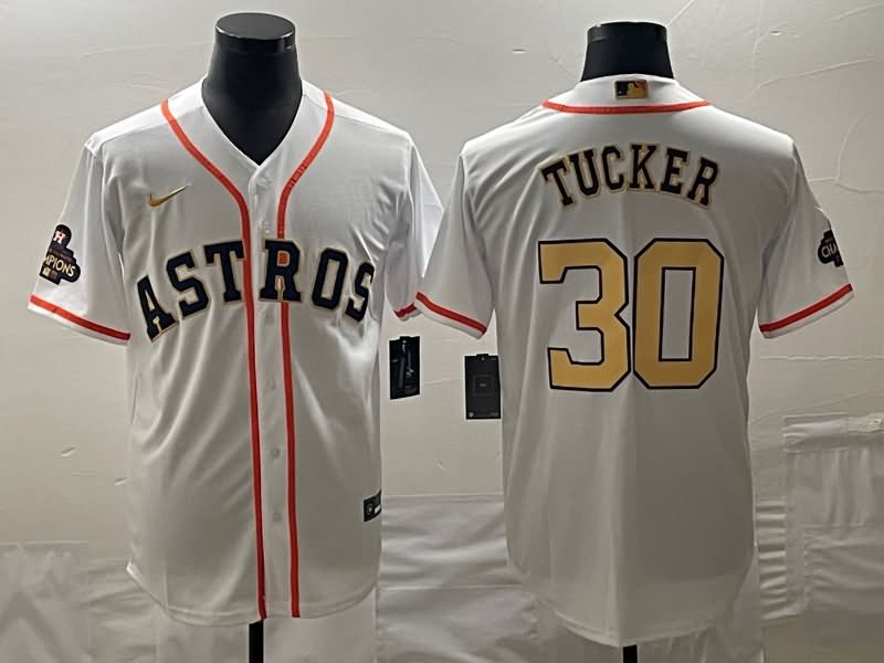 Houston Astros White Champion MLB Jersey 02