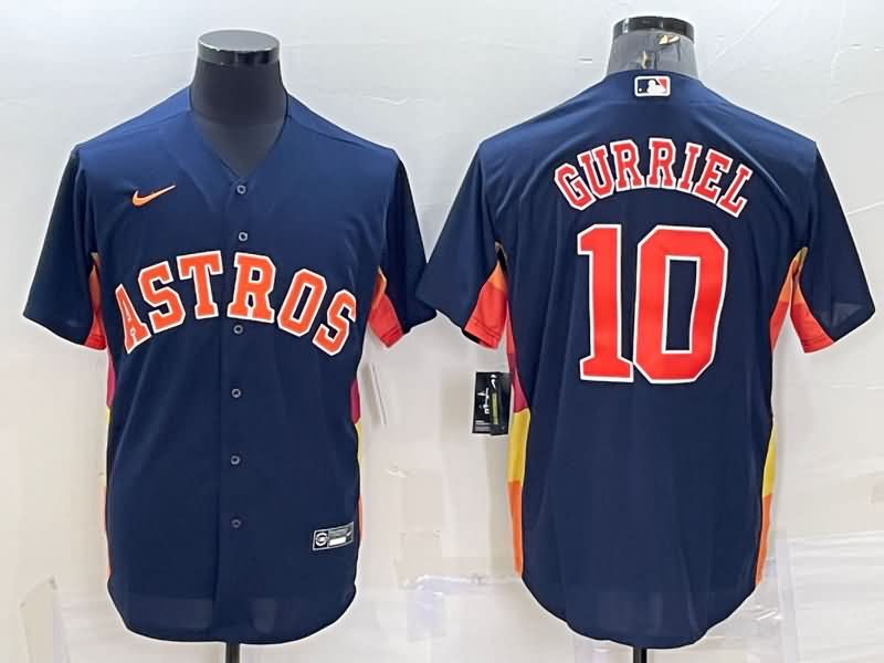 Houston Astros Dark Blue MLB Jersey