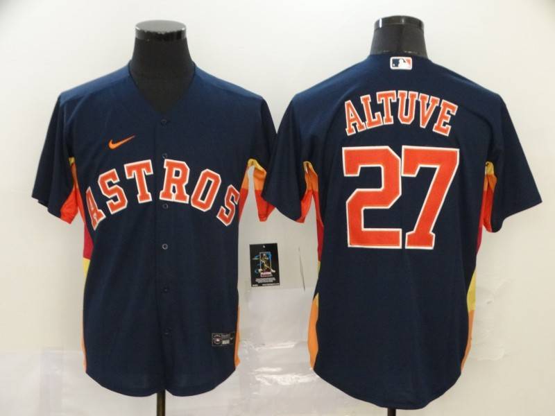 Houston Astros Dark Blue MLB Jersey