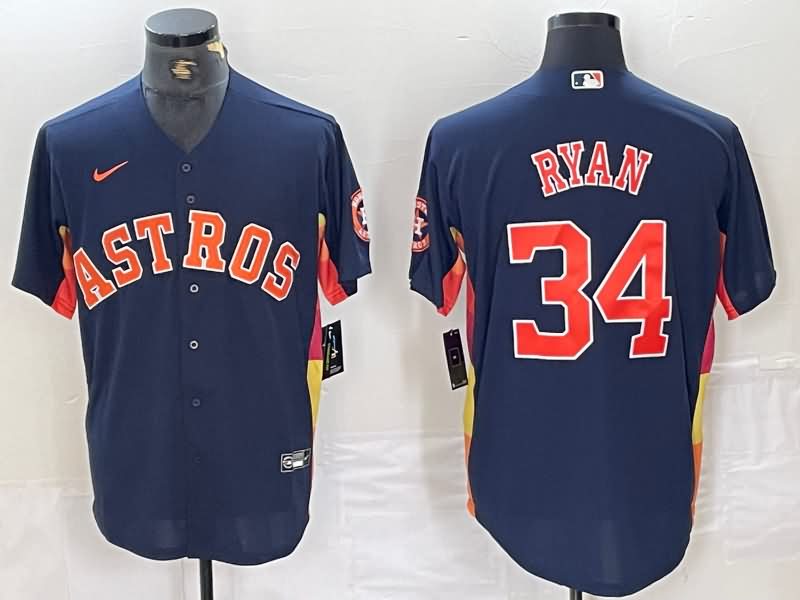 Houston Astros Dark Blue MLB Jersey