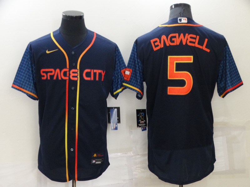 Houston Astros Dark Blue Elite MLB Jersey