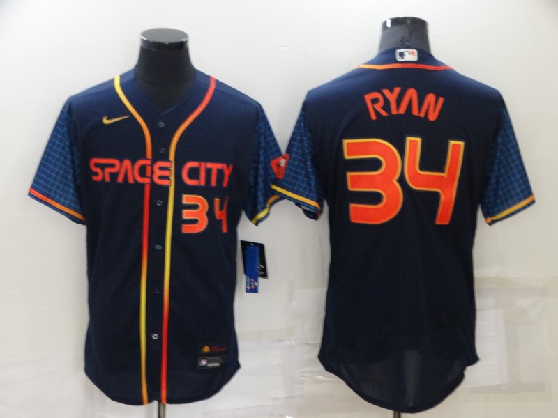 Houston Astros Dark Blue Elite MLB Jersey