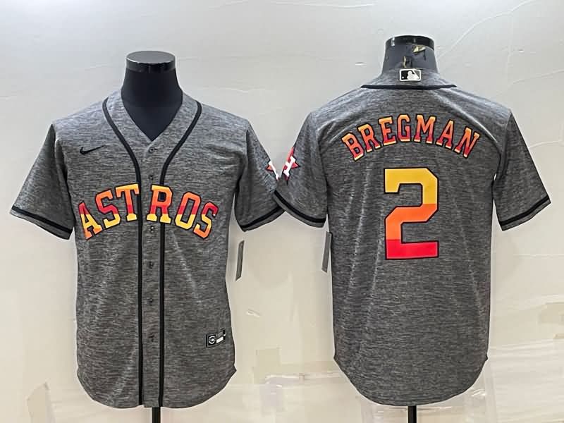 Houston Astros Grey MLB Jersey 02