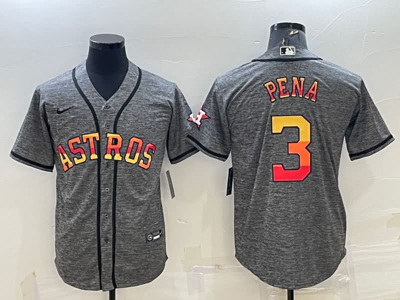 Houston Astros Grey MLB Jersey 02