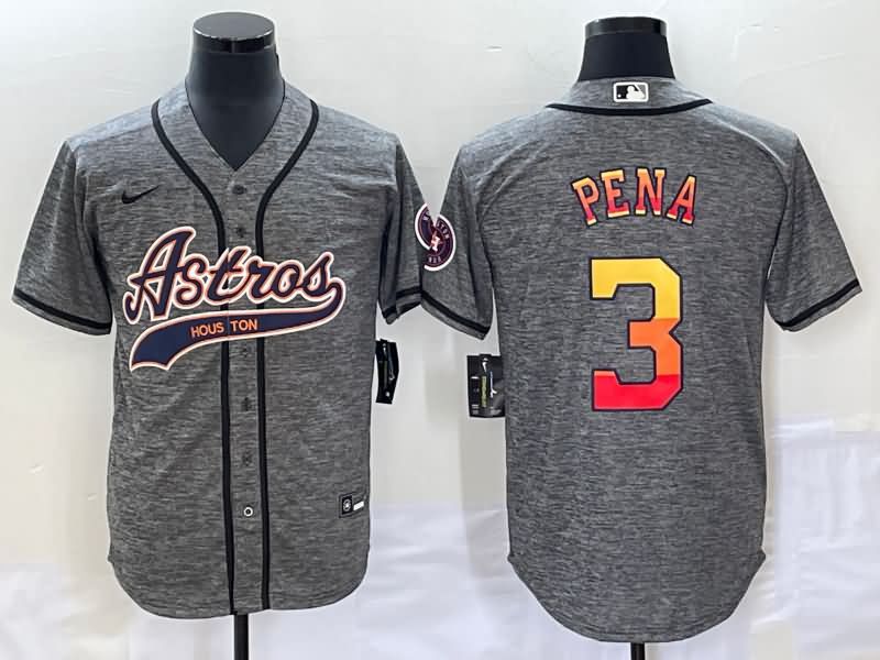 Houston Astros Grey MLB Jersey 04