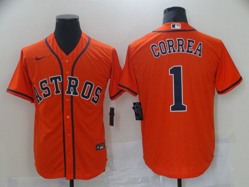 Houston Astros Orange MLB Jersey