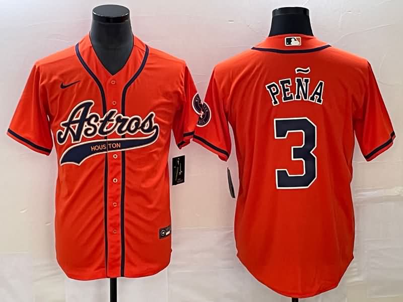 Houston Astros Orange MLB Jersey 02