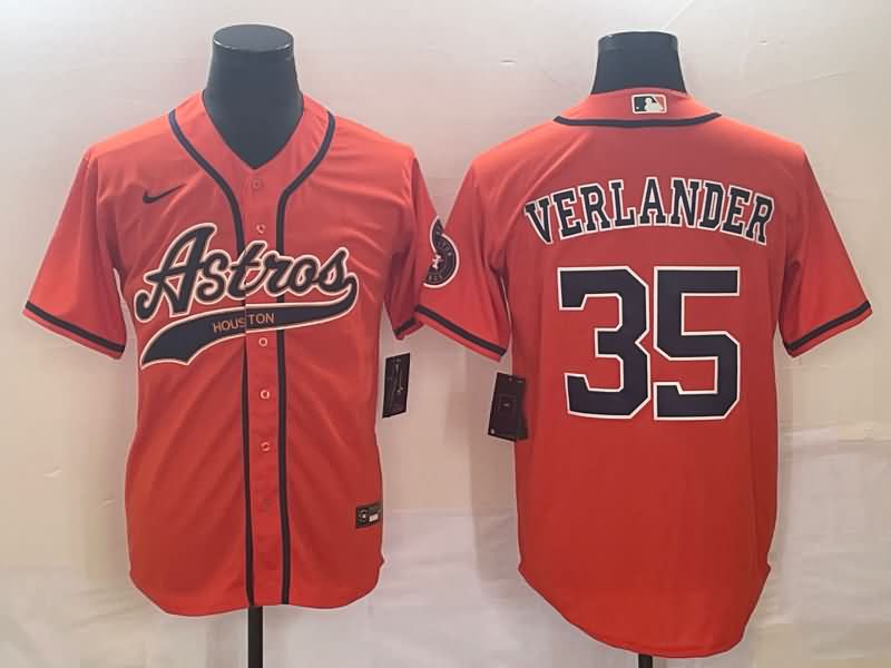 Houston Astros Orange MLB Jersey 02