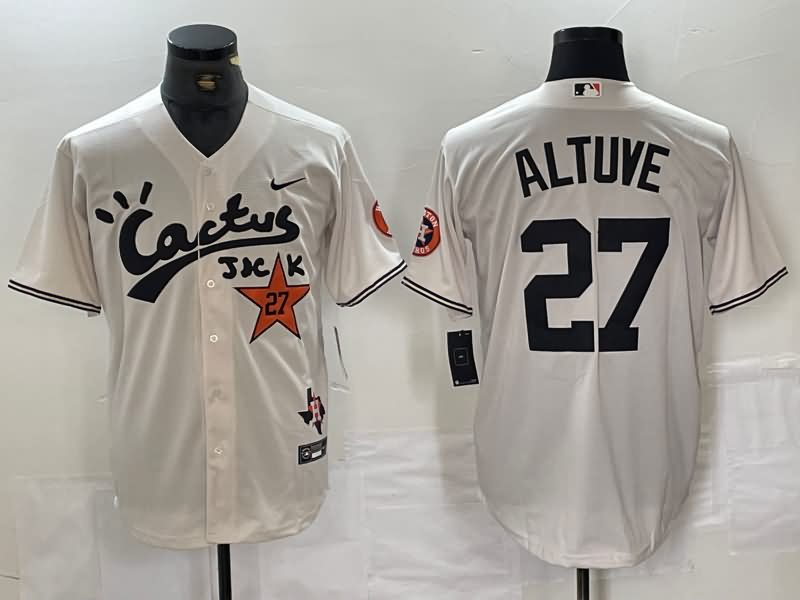 Houston Astros White MLB Jersey 04