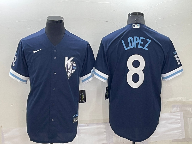 Kansas City Royals Dark Blue MLB Jersey