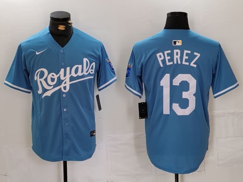 Kansas City Royals Light Blue MLB Jersey