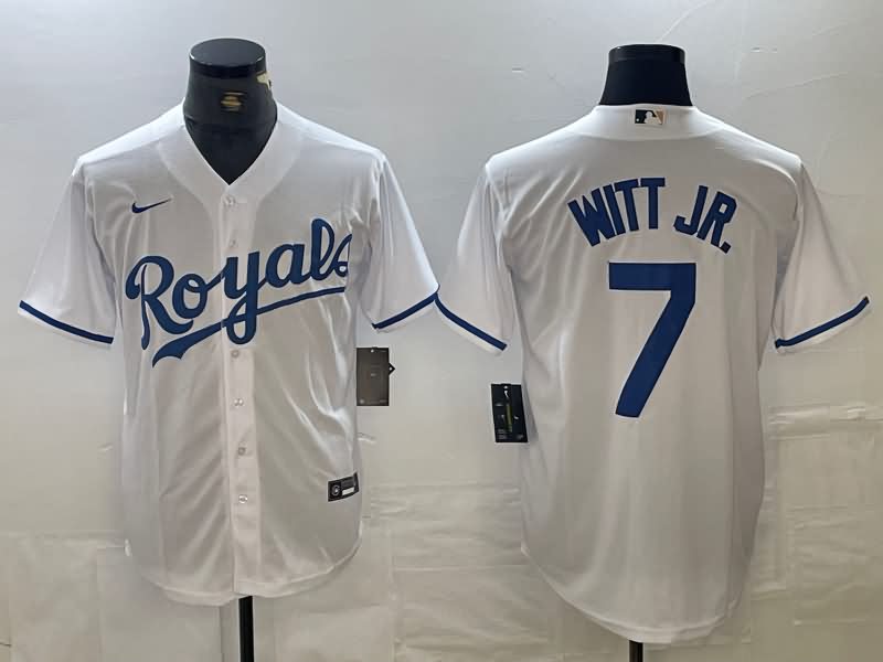 Kansas City Royals White MLB Jersey