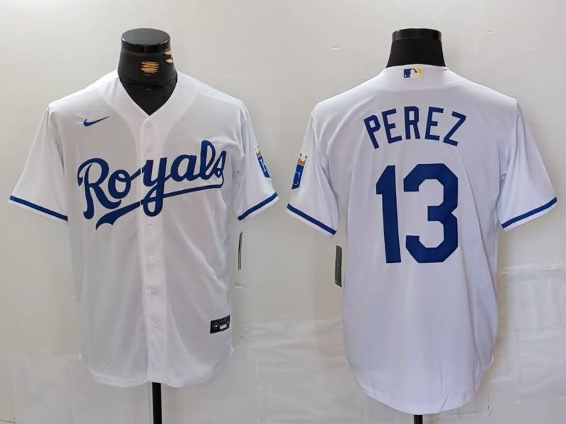 Kansas City Royals White MLB Jersey