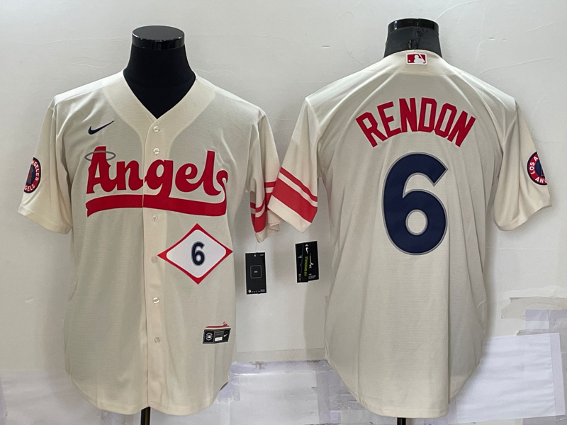 Los Angeles Angels Cream MLB Jersey