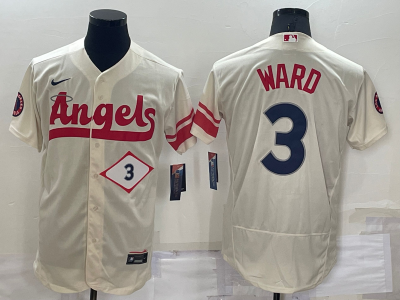 Los Angeles Angels Cream Elite MLB Jersey