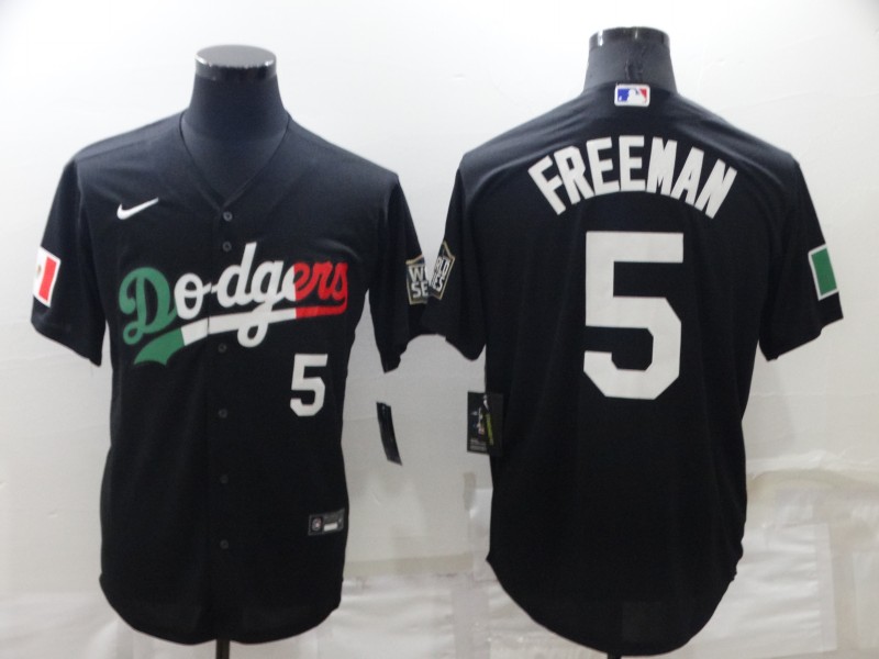 Los Angeles Dodgers Black MLB Jersey 02