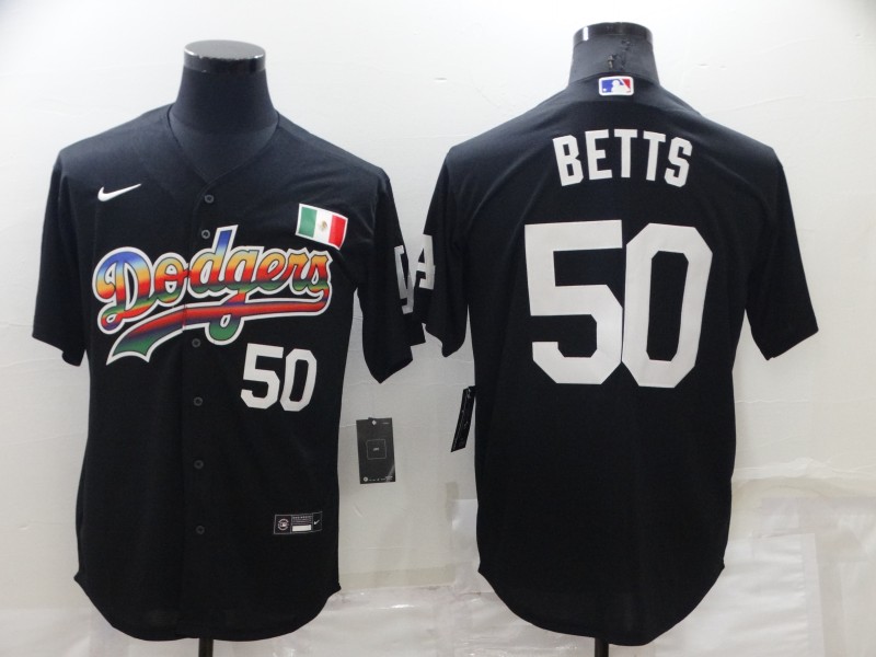 Los Angeles Dodgers Black MLB Jersey 06